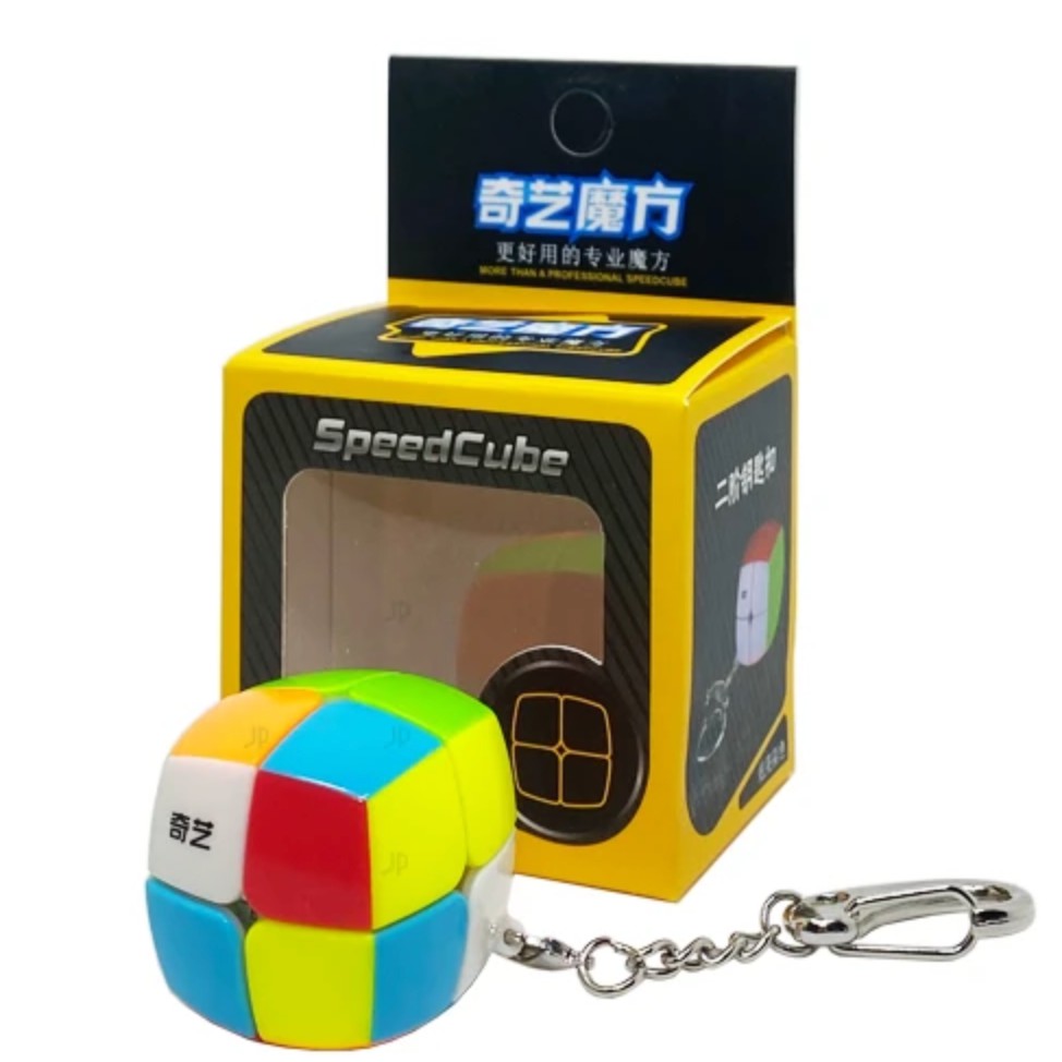 Móc Khoá Rubik 2x2 QiYi Keychain 2x2x2