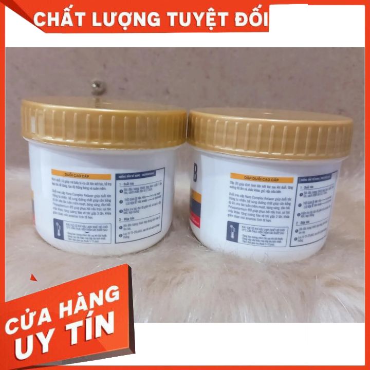 KEM DUỖI TÓC THẲNG LAVOX NANO COMPLEX( TÓC KHỎE )150 Ml×2