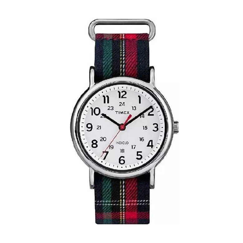 Đồng hồ Unisex Nam Nữ Timex Weekender - TW2R10900 Nhiều màu Dây Da Phối Vải - Chính Hãng