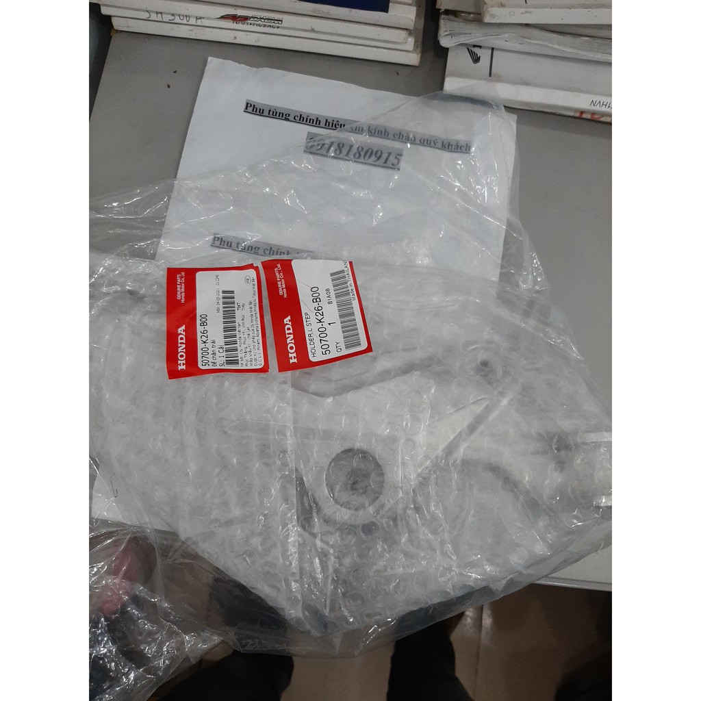 Để chân trước báng để chân msx 125cc honda