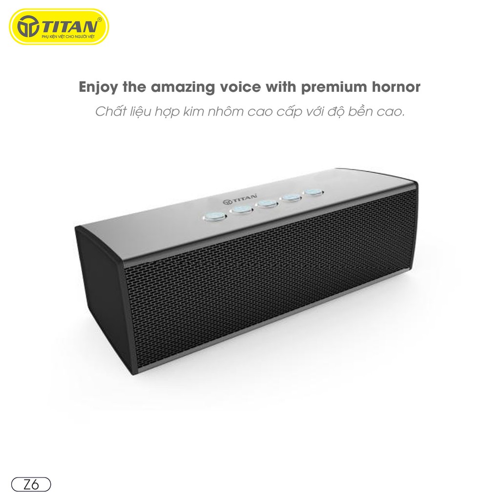 [Mã 2404EL10K giảm 10K đơn 20K] Loa bluetooth TITAN Z6