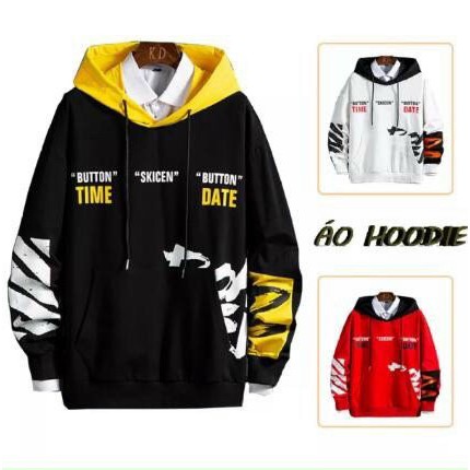 Nikafashion Áo Hoodie Nón Unisex Nam Nữ Chất Vải Nỉ Freesize 1 kích cỡ Form Dáng Rộng Dưới 65kg Mặc Đẹp T.I.M.E.D.A.T.E | WebRaoVat - webraovat.net.vn