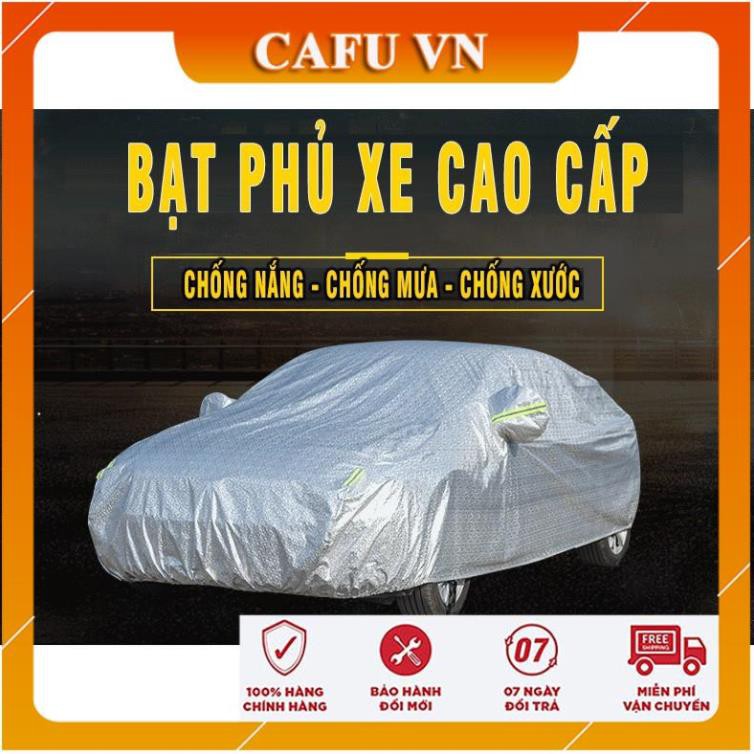 Bạt phủ ô tô bạt xe hơi 3 lớp tráng nhôm cách nhiệt, chống nắng, chống xước