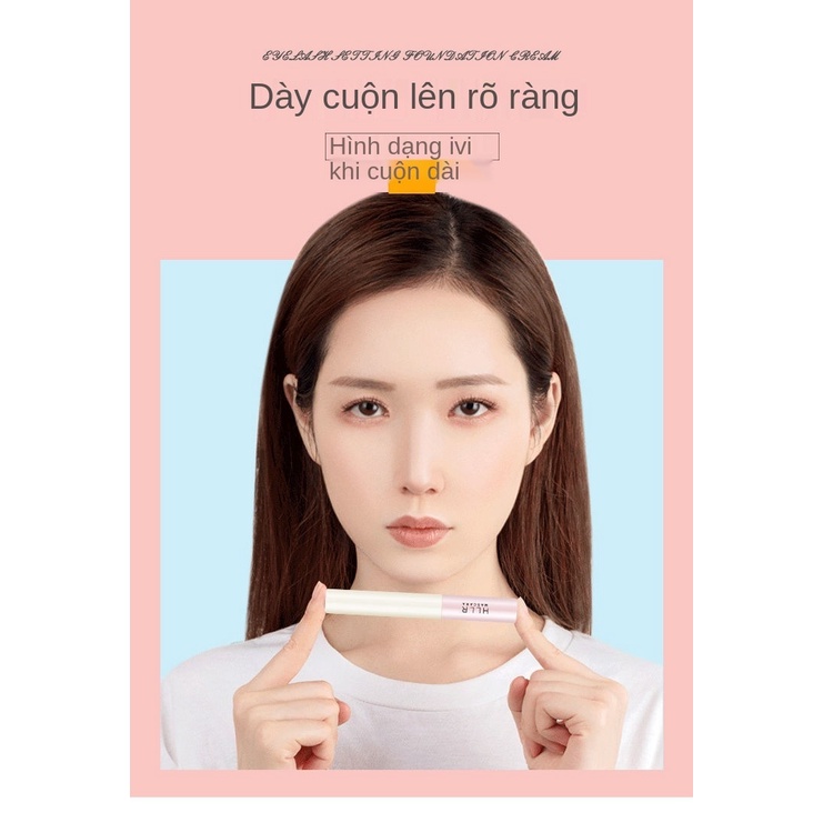 Mascara làm cong và dài mi chống mồ hôi kháng nước trang điểm siêu mượt