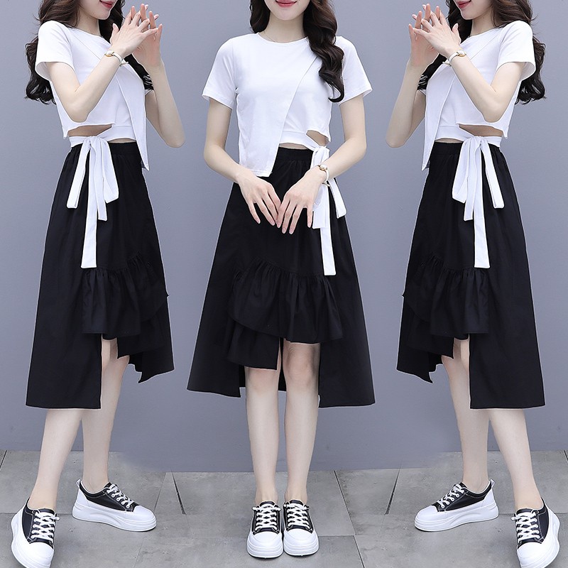 Bộ Đầm 2 Món Xếp Ly Nhấn Eo Thời Trang Cho Nữ | BigBuy360 - bigbuy360.vn