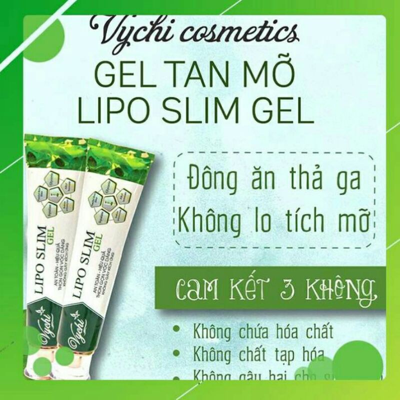 Gel tan mỡ bụng Lipo Slim