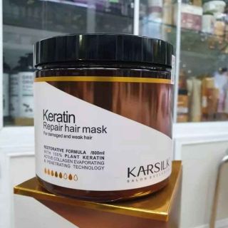 Hấp dầu Karsilk cho tóc khô hư tổn 800ml - hũ