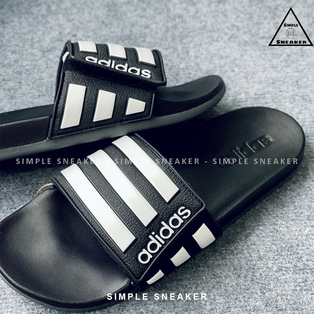 Dép Adidas Quai Dán 🔴FREESHIP🔴 Adidas Adilette Comfort Adjustable Slides Chính Hãng- Dép Quai Ngang Adidas Auth - EG1344