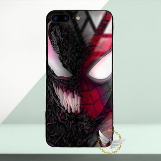 Ốp lưng kính cường lực iPhone 7 Plus, iPhone 8 Plus hình Marvel