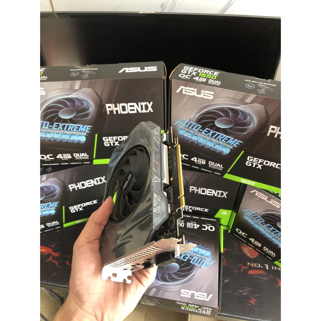 Card màn hình Asus GTX 1650 4GB D6 bản 1fan, likenew, bảo hành 1/2024 | BigBuy360 - bigbuy360.vn