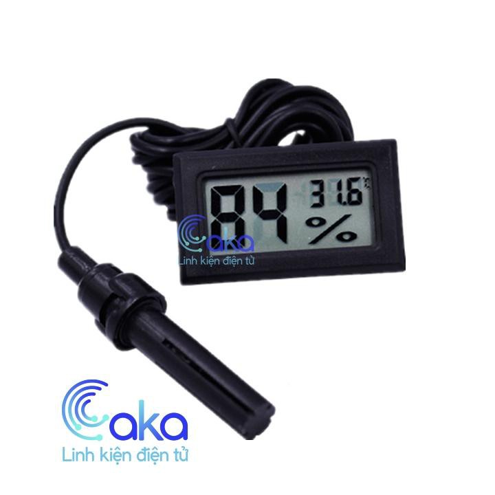 LKDT Đồng hồ đo nhiệt độ độ ẩm mini (Màu Trắng)
