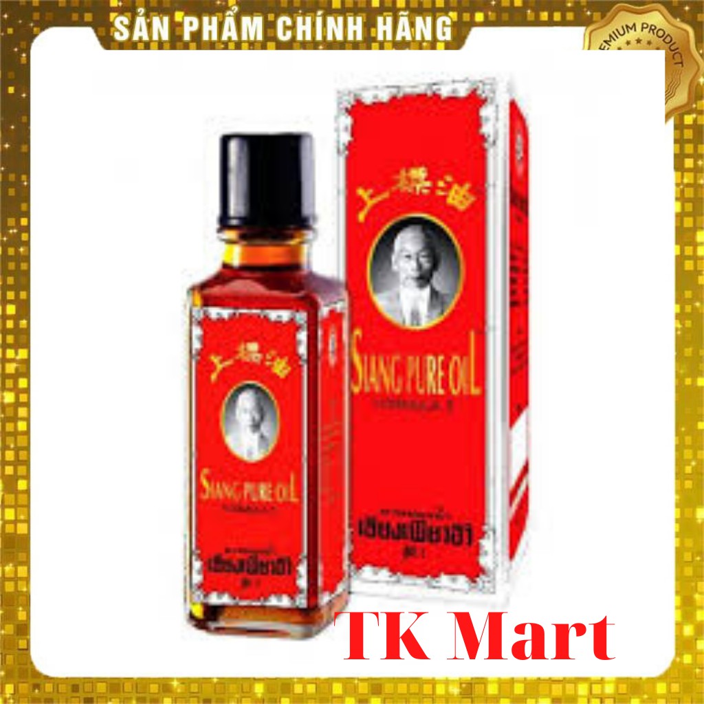 Dầu gió Thái Lan 25cc chữ màu vàng Siang Pure
