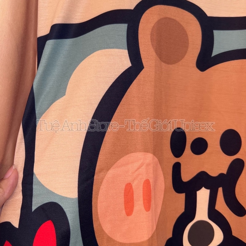 Set bộ quần áo hoạt hình Nhiều Mẫu Dễ Thương - Bộ mặc nhà Cartoon form rộng Unisex nam nữ Freesize 38-68kg TUEANHSTORE