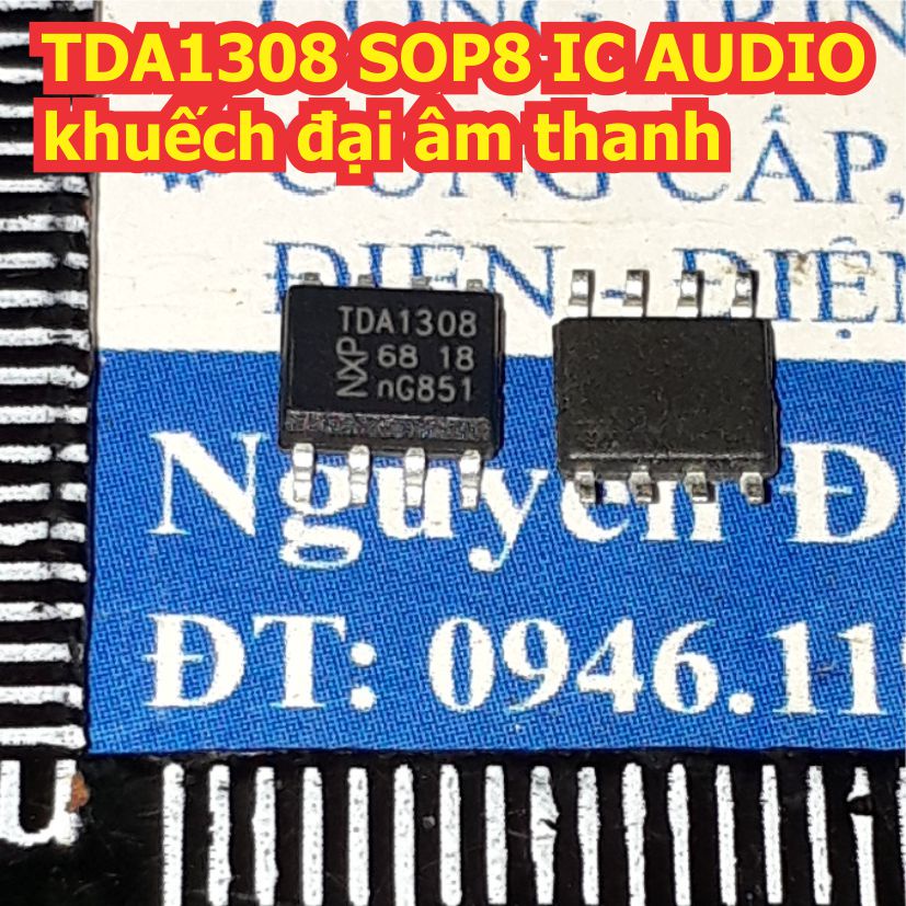 5 con TDA1308 SOP8 IC AUDIO khuếch đại âm thanh KDE1328