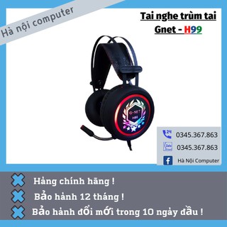 Tai Nghe Chụp Tai Chuyên Game G-net H99 - Hàng chính hãng. Sản phẩm giành cho game thủ đỉnh cao.