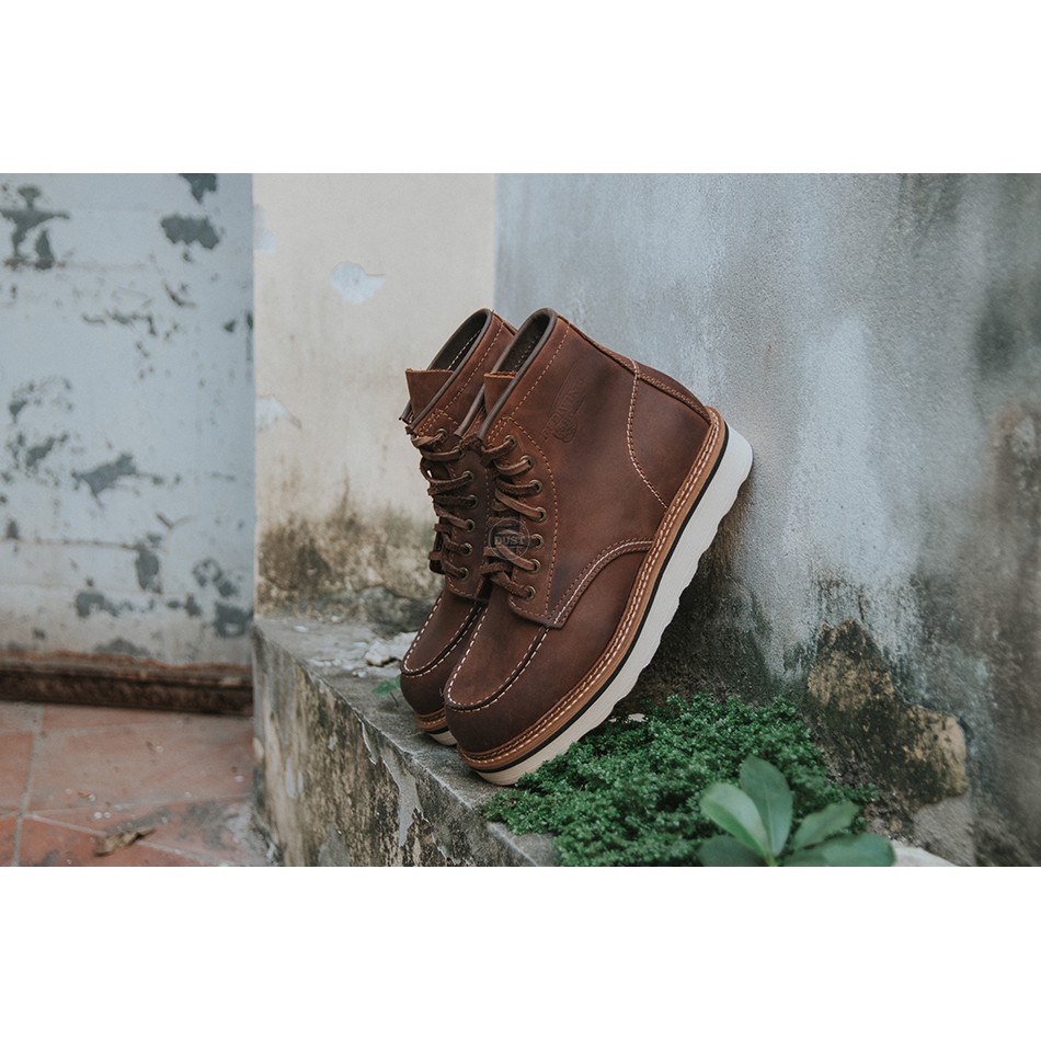 Giày cao cổ nam da bò redwing moctoe boots