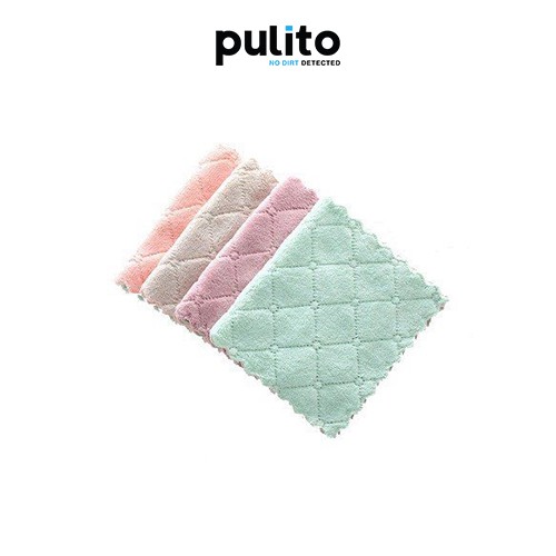 Khăn lau nhà bếp đa năng Pulito 2 mặt mềm mịn siêu thấm-PulitoVN