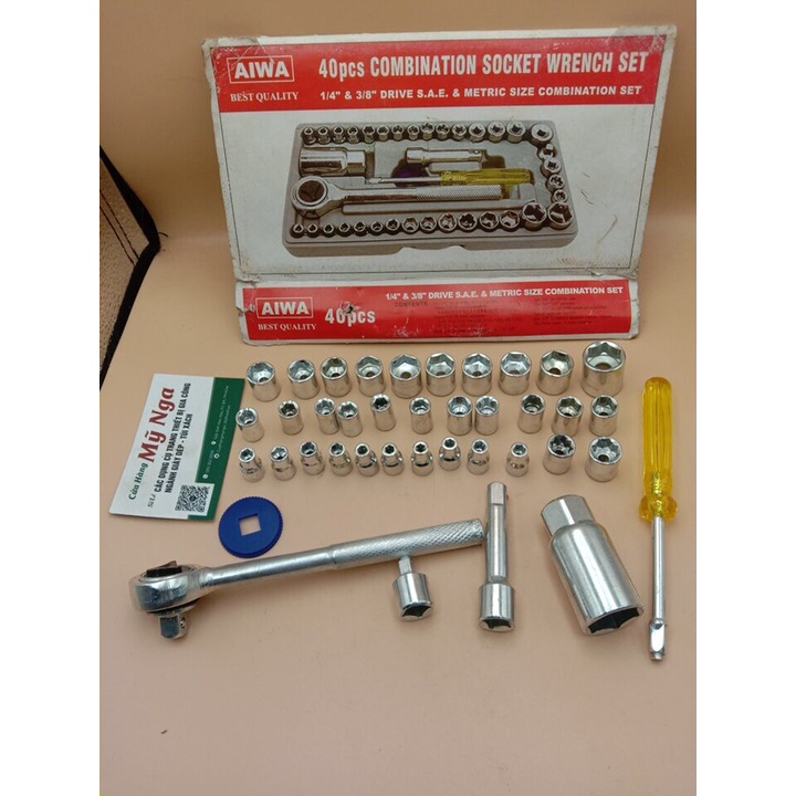 Combo Bộ 40 chi tiết tiện lợi siết mở ốc