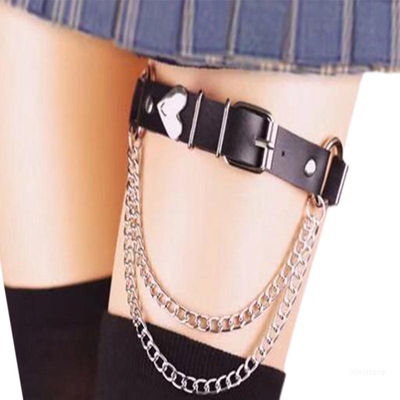 Xixi Dây Đai Đeo Thắt Lưng Hai Lớp Phong Cách Hip Hop Cho Nam Nữ
