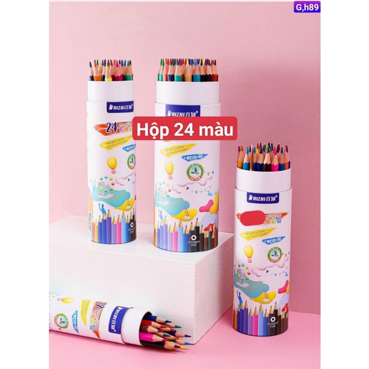 Hộp bút chì màu. Hàng chất lượng cao, an toàn cho sức khỏe. Màu vẽ, chì vẽ cho trẻ em