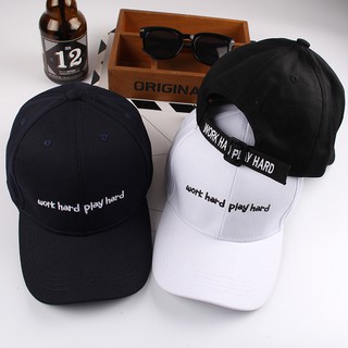 Nón kết nam nữ unisex work hard play hard - n1