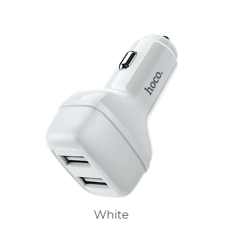 Cóc sạc nhanh xe hơi Hoco Z36 2.4A - 2 cổng USB chính hãng