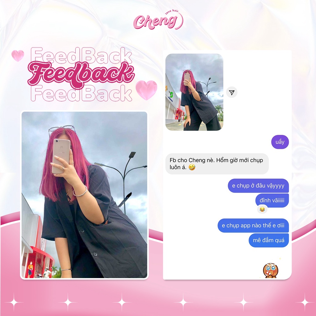 Thuốc Nhuộm Tóc Màu HỒNG ĐÀO - HỒNG ANH ĐÀO | Chenglovehair, Chenglovehairs