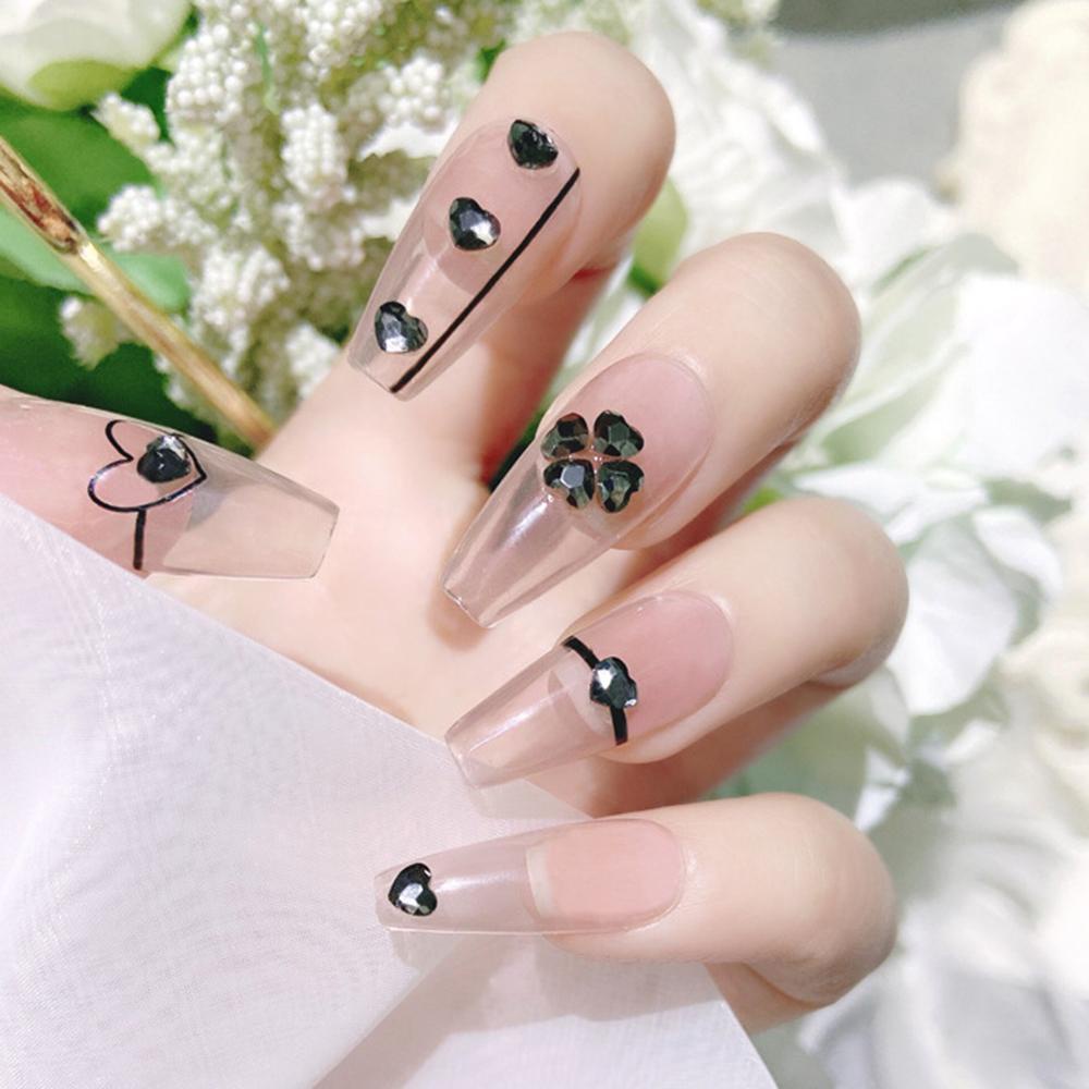 Phụ Kiện Trang Trí Móng Tay Trái Tim DYRUIDOJ|Set 10 Phụ Kiện Trang Trí Móng Tay Thời Trang