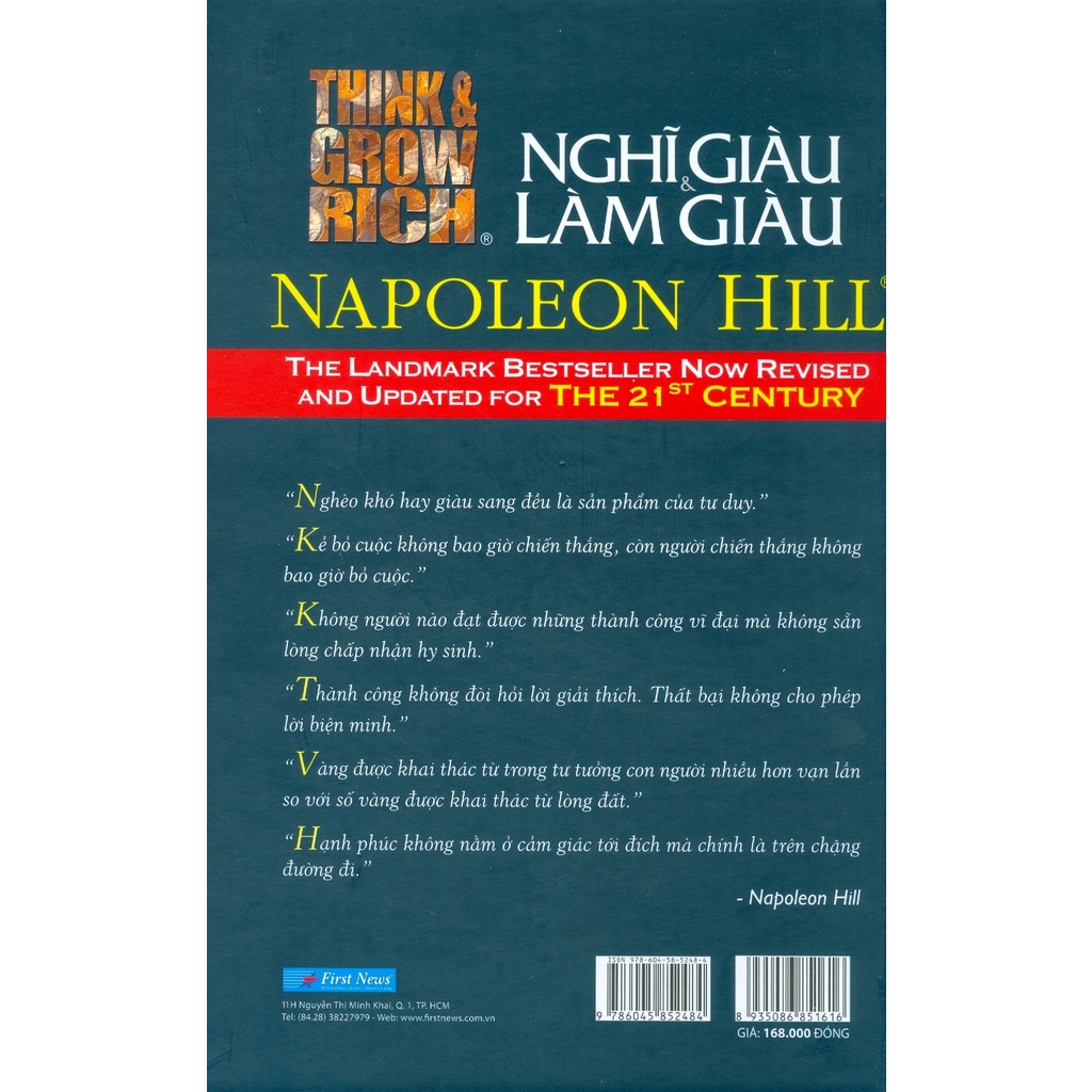 Sách gốc - Nghĩ Giàu Và Làm Giàu (Tái Bản)