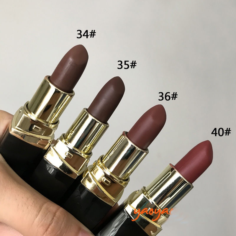 Son Lì Tông Màu Đen/Nâu Trang Điểm Phong Cách Âu Mỹ
