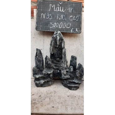 Hòn Non Bộ mini, núi đá bể cá có thác nước