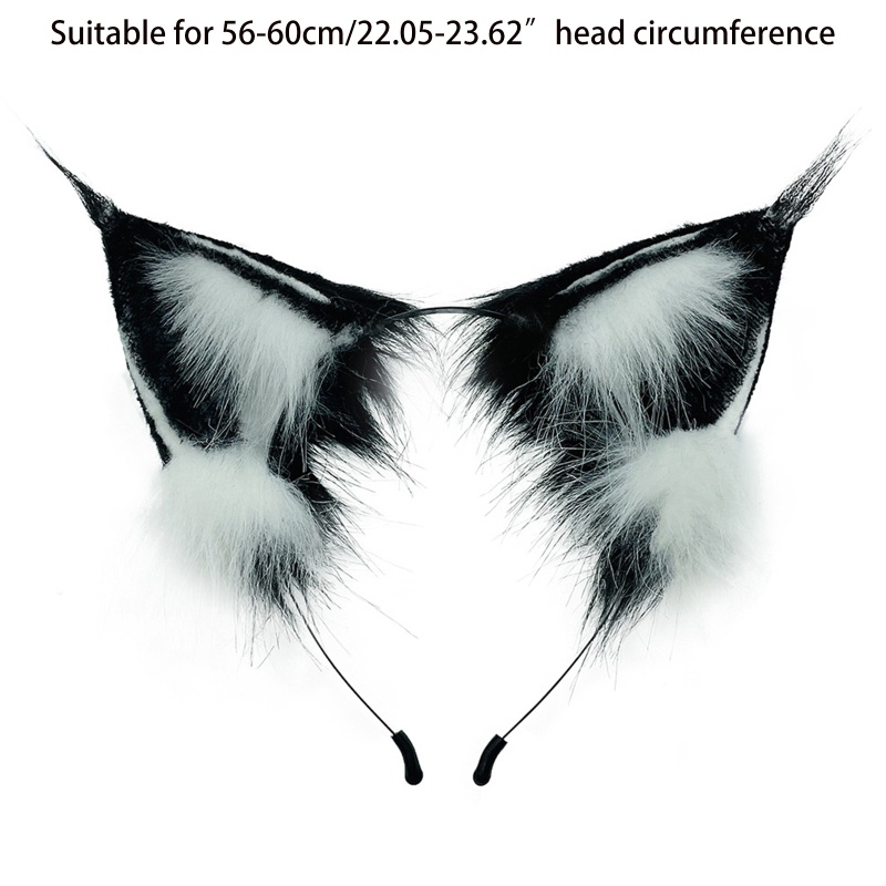 Băng Đô Tai Cáo Giả Bằng Lông Hóa Trang Halloween