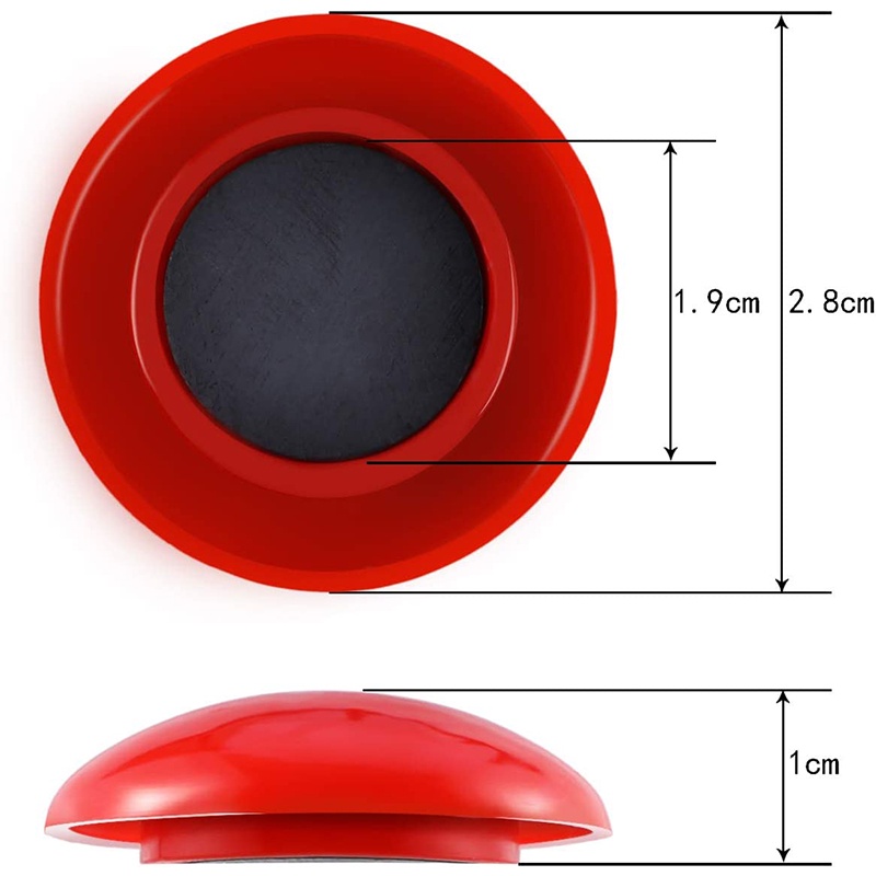 Nam Châm Tủ Lạnh Mini Hình Tròn 8 Màu