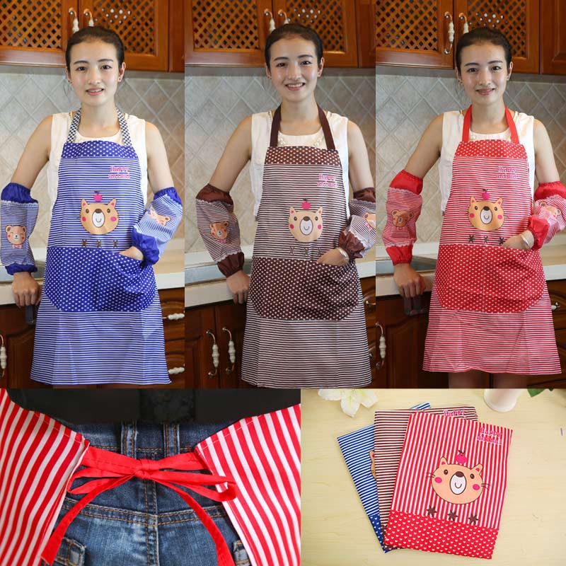 Tạp Dề Vải Nội Trợ Nhà Bếp Chống Nước, Không Thấm Dầu