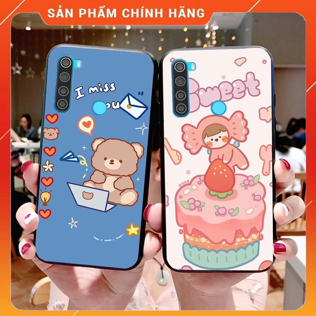 Ốp lưng Xiaomi REDMI NOTE 8 in hình Gấu xinh xắn, Bò sữa đáng yêu,  ĐẸP -  RẺ - XINH - ĐỘC ĐÁO