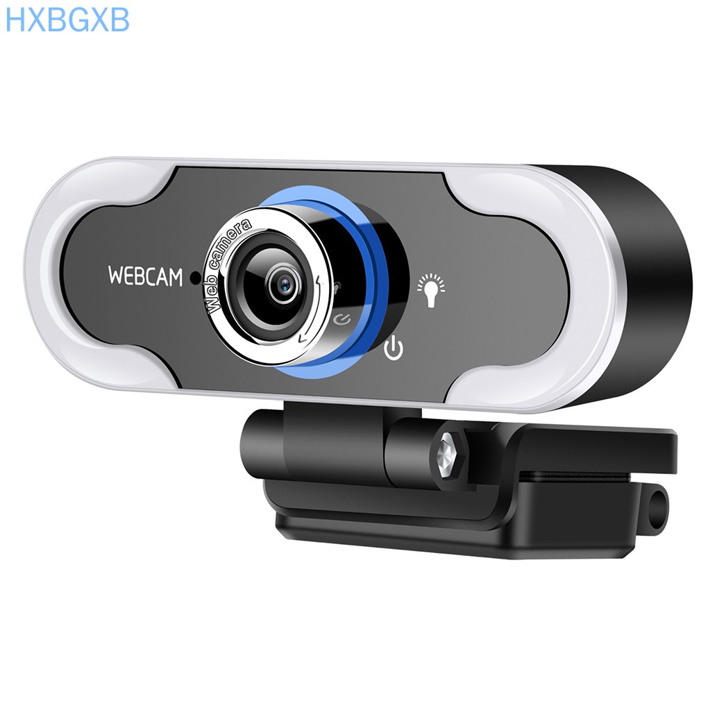 Webcam 1080p Usb Led Ánh Sáng Trắng 5500k Có Mic Chất Lượng Cao