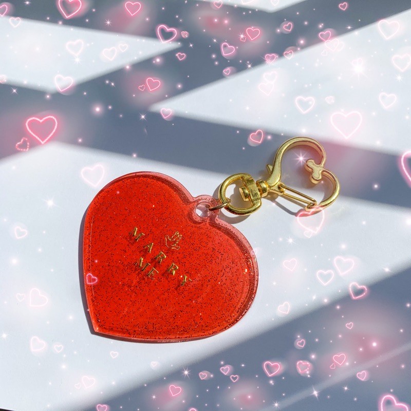 Heart keyring theo yêu cầu