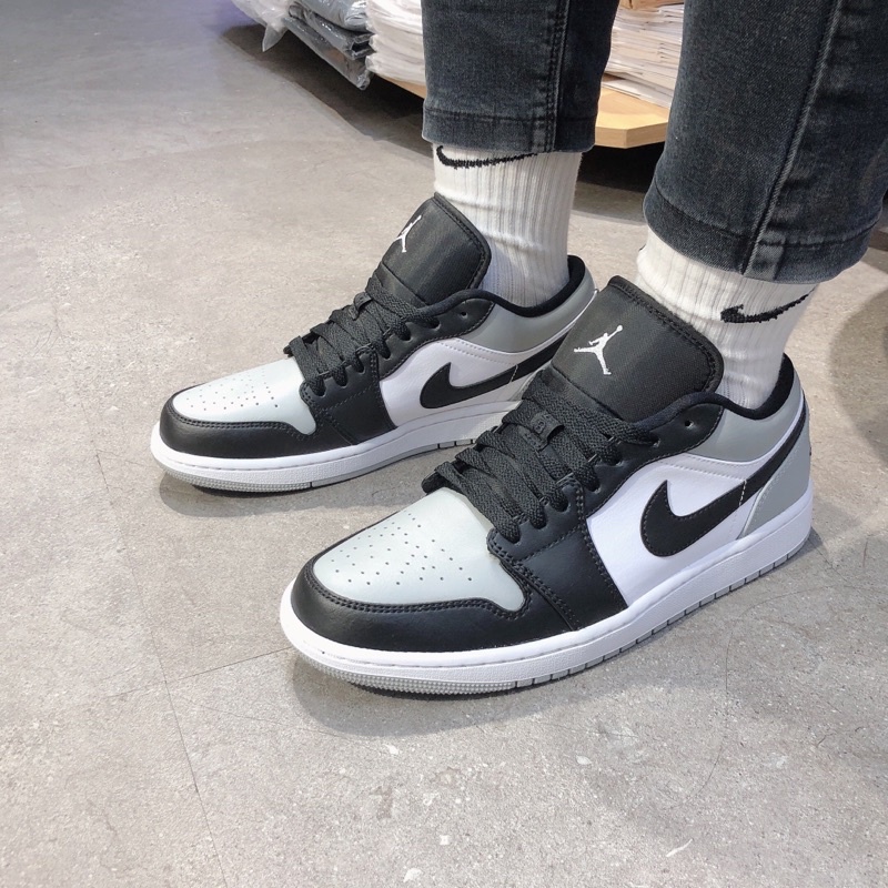 [Chính Hãng] Giày Air Jordan 1 Low Smoke Grey 'Shadow Toe' (553558-052)