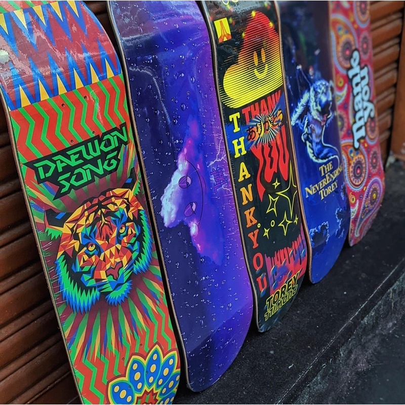 Mặt Ván Trượt Skateboard Cao Cấp Mỹ - THANK YOU TEAM PAISLEY LOGO DECK 8.0