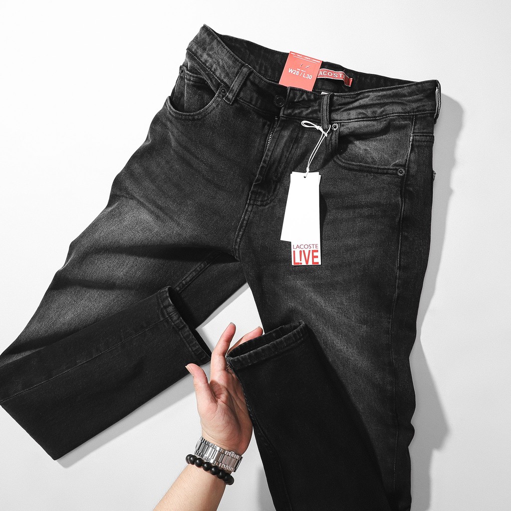Quần Jean dài nam Lcst việt nam xuất khẩu Slimfit (Form slimfit,chất vải co dãn,ống quần 15-18cm)- 210415