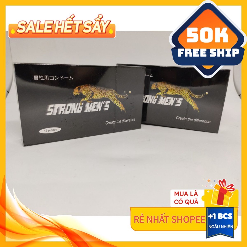 Bao cao suFreeshipSTRONGMEN Nhật Bản kéo dài thời gian Hộp 12c