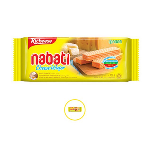 Bánh Kem Xốp Nabati Socola/ Phomai 145g