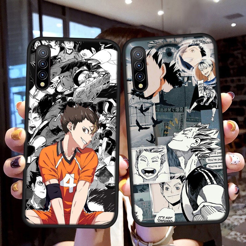 Ốp Điện Thoại Hình Anime Haikyuu Cho Vivo Y21 Y21S Y33S Y66 Y67 Y75 Y79 Y85 Y89 V5 V5S V7 V9 V11 V15 V19 Pro Plus Lite LPS123