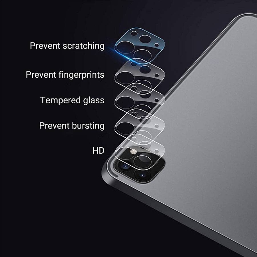 Kính cường lực bảo vệ camera sau cho iPad Pro 11 2021 iPad Pro 12.9 2020 A2301 A2459 A2460 A2461 A246228 A223122 A2323