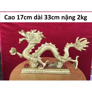 Tượng rồng bằng đồng trọng lượng 2kg MS700a
