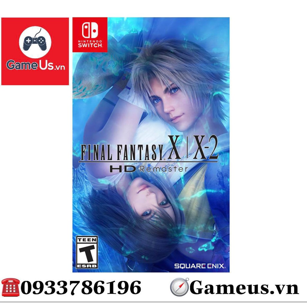 Game Nintendo Switch : Final Fantasy X, X-2 Hệ Us