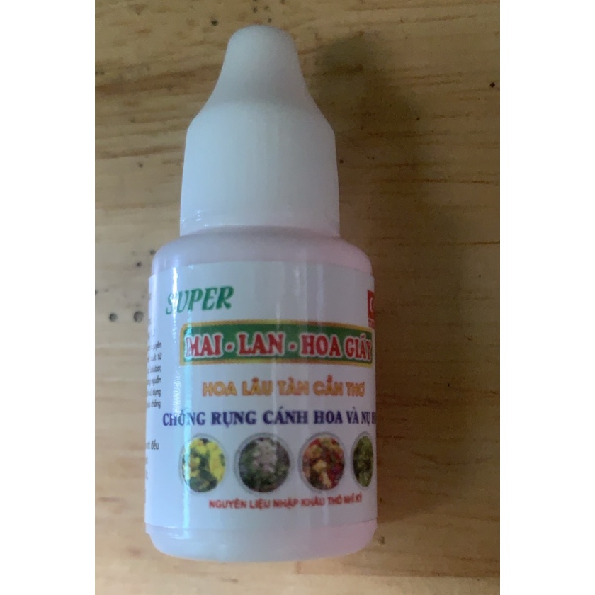 sản phẩm giữ hoa mai hoa giấy hoa lan lâu tàn SUPER lọ 10ml