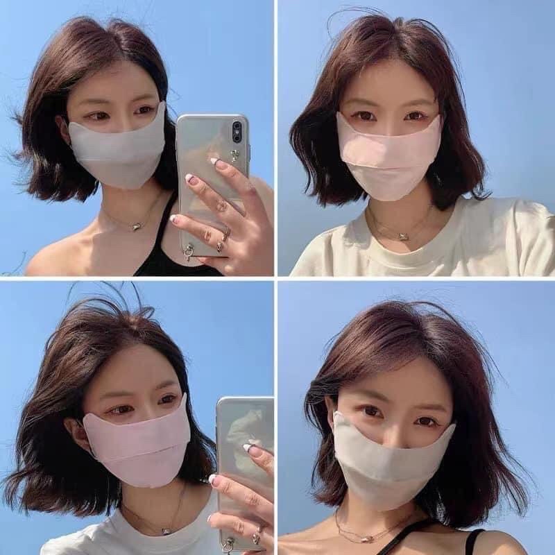SET 5 KHẨU TRANG CHỐNG UV BẢN OMBRE CHO GÒ MÁ CAO CHỐNG NÁM MỚI