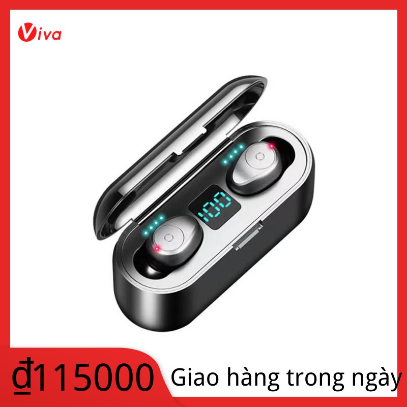 Tai Nghe Bluetooth Amoi F9 Màn Hình Cảm Ứng 5.0 Tốc độ kết nối siêu nhanh