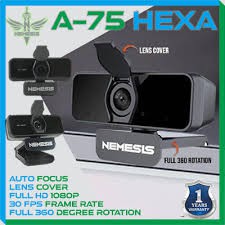 Webcam Nyk A75 Hexa Full Hd 1080p Nemesis A-75 Fullhd